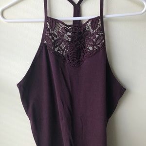 💛 CROCHETED HIGH-NECK TANK